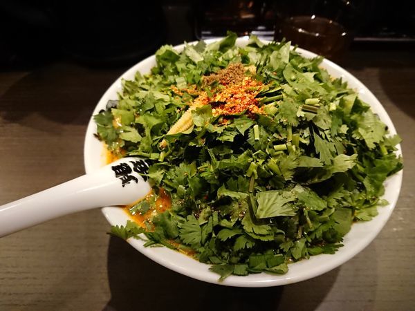 「カラシビ味噌らー麺鬼パクチー」@カラシビ味噌らー麺 鬼金棒の写真
