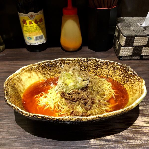 「汁なし担担麺4辛 大盛 (680円)」@中華そば くにまつ 本店の写真