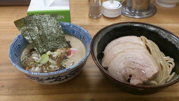 「特製つけそば小」@中華蕎麦 サンジの写真