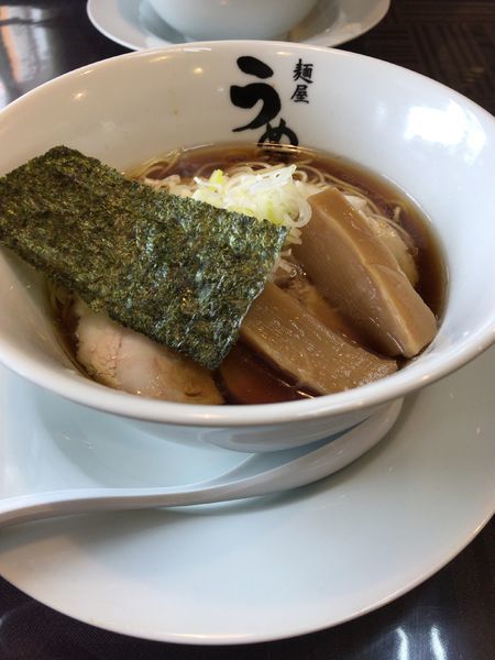 「らーめん醤油」@麺屋 うめはら あずま店の写真