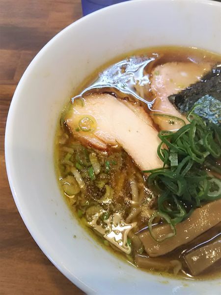 「正油らーめん 大盛￥720」@まるもり製麺の写真