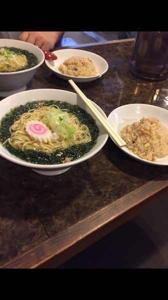 「のりしおらーめんとちゃーはん」@らーめん超ひがし皐月の写真