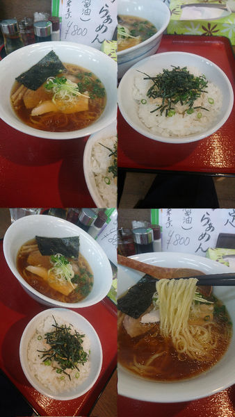 「1周年限定『上州地鶏らぁめん 醤油(￥800)』」@麺や 流れ星の写真