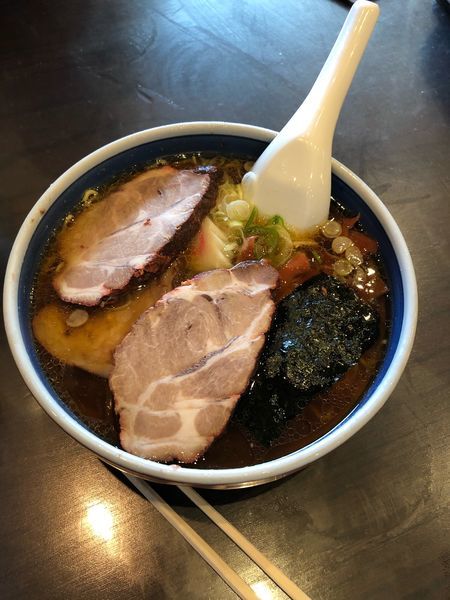 「チャーシュー麺大盛り」@蓬来軒 本店の写真