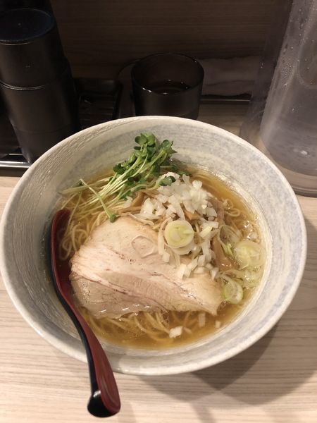 「煮干ラーメン(大盛)」@めんや佐高の写真