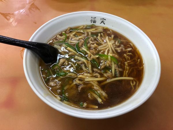 「肉そば  800円」@福実 志茂店の写真