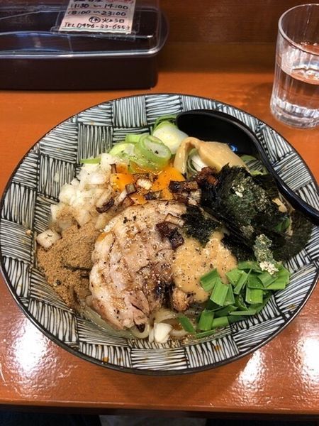 「焦がし葱味噌まぜそば」@麺屋CHIKUWAの写真