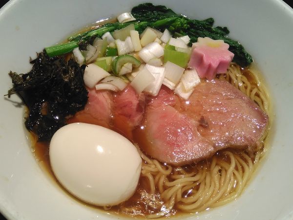 「（50食限定）5 周年そば+（30食限定）豚バラ軟骨丼」@中華そば 輝羅の写真