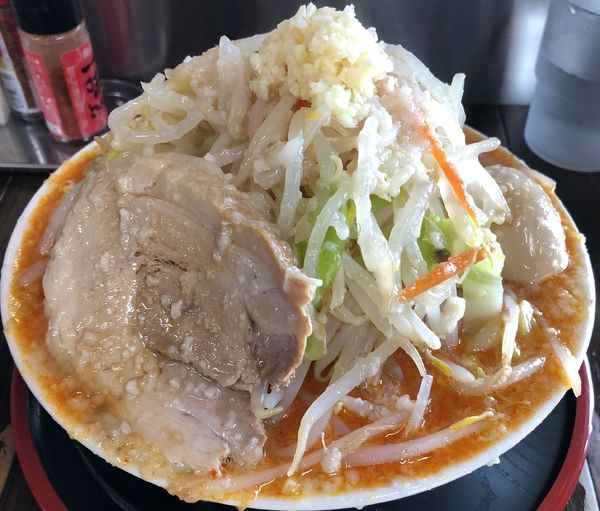 「あにき辛味噌ラーメン＋半熟味付たまご（￥800＋￥100）」@ラーメン あにきの写真