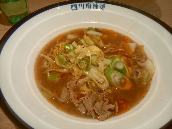 「マーラータン ラーメン大盛り 薬膳中辛」@四川麻辣湯 西川口店の写真