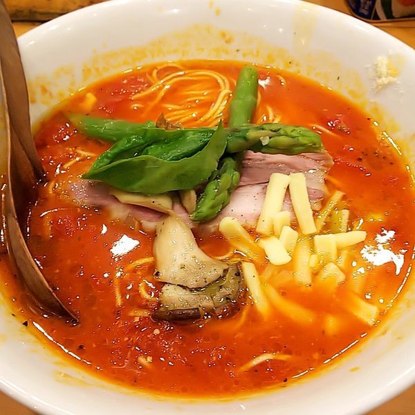 「【気まぐれ限定】alohaなトマトSOBA」@麺屋 Hulu-luの写真