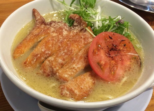 「鶏白湯スープの鶏パーコー麺」@龍神麺の写真