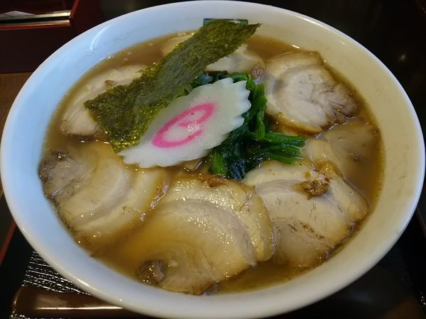 「チャーシュー麺　：太麺　（中盛）」@喜多方ラーメン 蔵 まゆみだ店の写真
