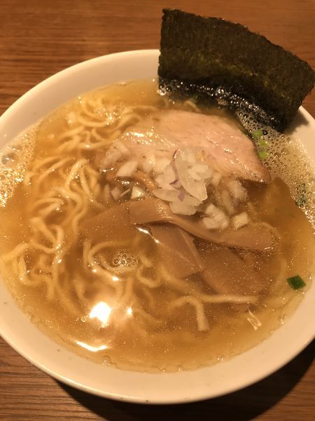 「手もみイリコそば、炙り肉飯」@中華そば 二階堂の写真