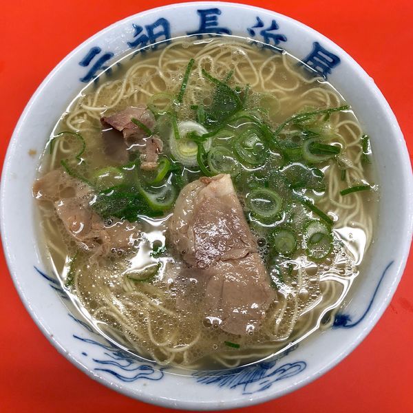「ラーメン (500円)」@元祖 長浜屋の写真
