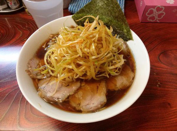 「ネギチャーシューメン」@びんびん亭 府中店の写真