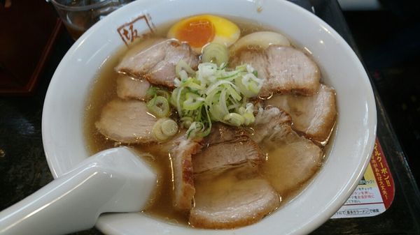 「３９０円ラーメン+味玉+チャーシューにて　＠７５０円」@喜多方ラーメン 坂内 岩槻店の写真
