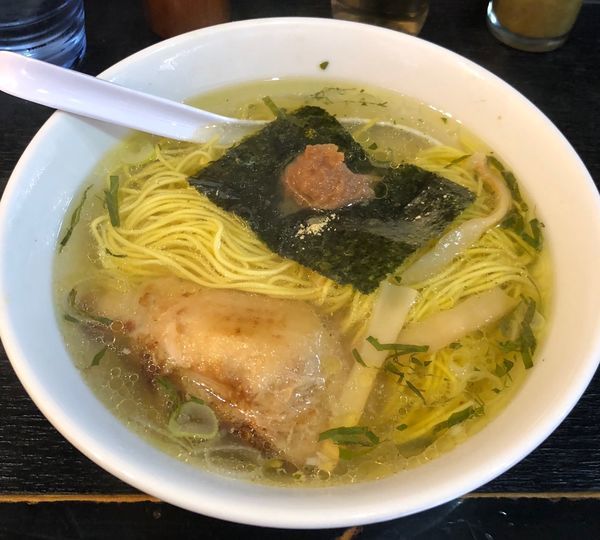 「梅塩そば（￥900）」@塩そば 桑ばらの写真