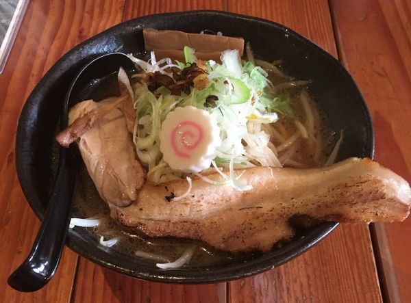 「炙り醤油(910¥)」@北海道ラーメン 帯広ロッキー 総本店の写真