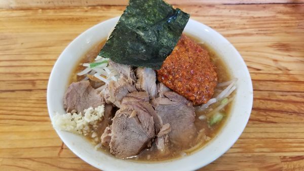 「ブタ入りオロチョンラーメン」@にかいやの写真