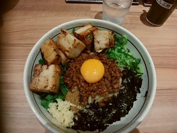 「ど肉　台湾まぜそば　大盛り」@麺屋 はるか 成増店の写真