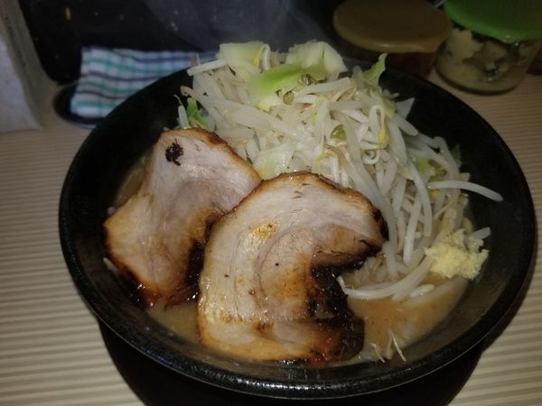 「カツオ7号(大盛)しょうが」@ラーメン ポール亭の写真