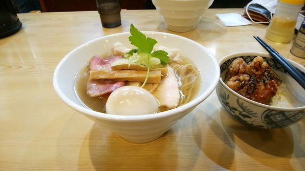 「特製中華そば大」@寿製麺よしかわ 坂戸店の写真
