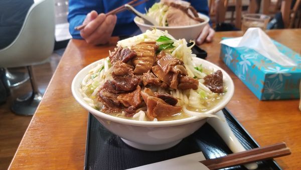 「牛すじ野菜」@ラーメンあやの写真