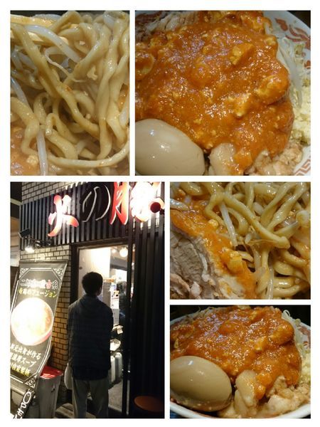 「フュージョン￥800+味玉￥100」@火の豚 人形町駅前店の写真