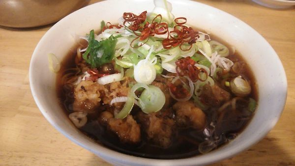 「ジャンボゲソそば」@一○そばの写真