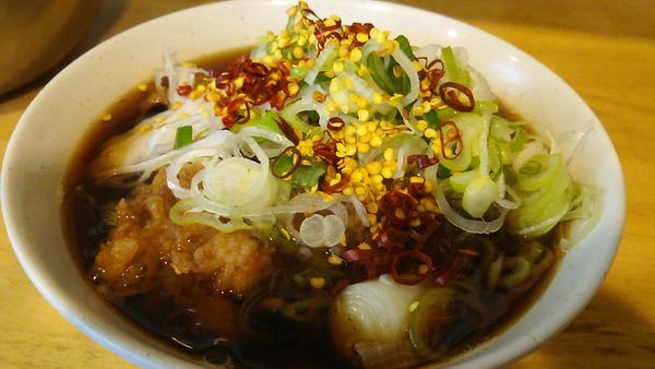 「ジャンボゲソそば」@一○そばの写真