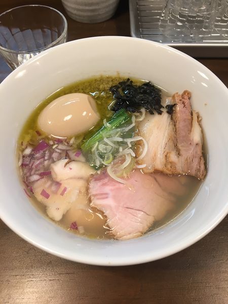 「特製貝節潮そば」@CLAM＆BONITO貝節麺RAIKの写真