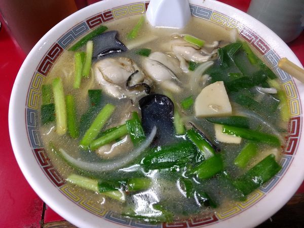 「かきラーメン」@やじ満の写真