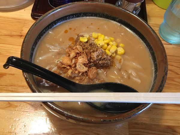 「北海道味噌ラーメン 700円」@門左衛門 朝霞台店の写真