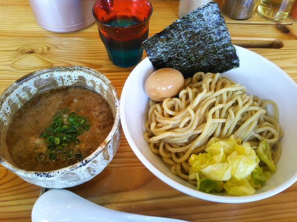 「味玉濃厚つけ麺 1000円」@自家製麺ばくばくの写真