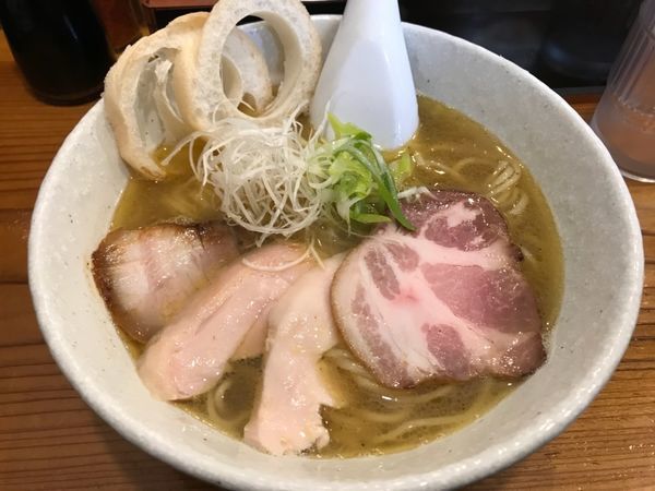 「新生姜と鶏油の塩らーめん」@らーめん専門 和海の写真