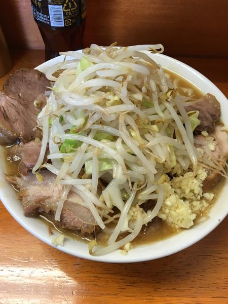 「小ぶた増し（ニンニク）」@ラーメン二郎 立川店の写真