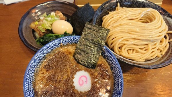 「全部のせ特製つけ麺(1000円)+大盛(100円)」@つけめん 桜の如くの写真