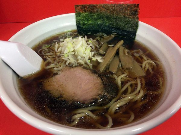 「らーめん並盛（500円）」@ゆたか屋の写真