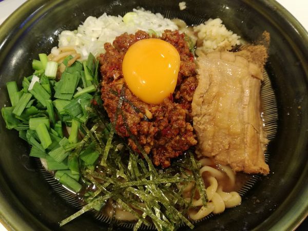 「【限定C】台湾まぜそば（追い飯無料）＋豚一枚」@ハイパーファットンの写真