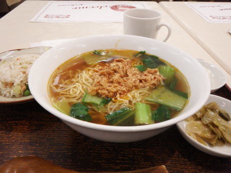 「中一担担メンセット」@中一素食店 健福の写真