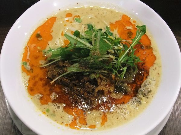 「担担麺（辛3痺3）（830円）」@四川担担麺 阿吽 北浦和店の写真