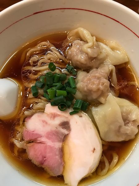 「手打わんたんめん  1,000円」@らーめん かねかつの写真