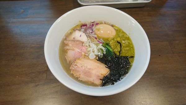 「特製貝節潮そば980」@CLAM＆BONITO貝節麺RAIKの写真