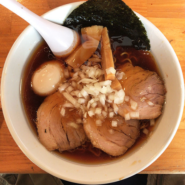 「竹岡式ラーメン（乾麺）＋味玉」@ラーメンラブルの写真