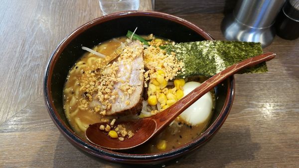 「特製木桶仕込味噌ラーメン 920円+焦がしニンニク100円」@木桶仕込味噌らーめん 味噌蔵の写真