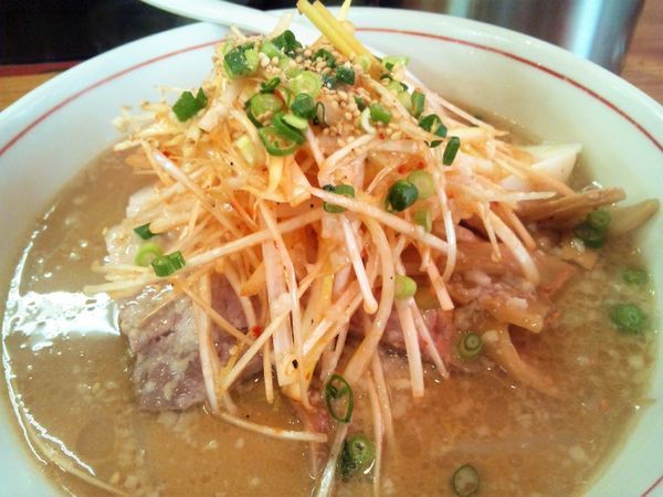 「ネギ味噌チャーシューめん」@らーめん食堂 かみやの写真