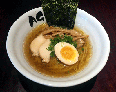 「SHOYU JIDORI（13.0US$）」@AGU Ramen Waikiki店の写真