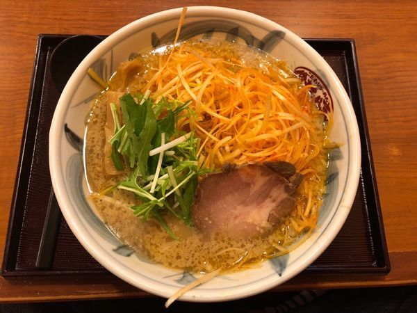「濃厚ネギらーめん」@こだわりらーめん ゆきむら亭 荒川沖店の写真