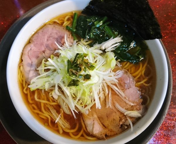 「天使ラーメン ￥700」@一条流がんこラーメン系 拉麺居酒屋 AKAMARUの写真